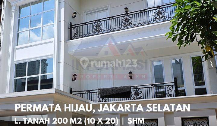 Rumah Mewah Dan Desain Modern Klasi di Permata Hijau Jakarta Selatan 1