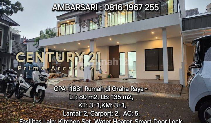 11831 - Rumah brand new semi furnished depan taman shm siap huni 1