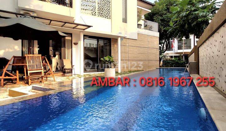 14323 - Rumah Mewah Ada Kolam Renang,  Lingkungan Asri 1