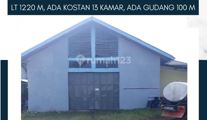 Tanah + Gudang + Rumah Kost Soekarno Hatta Dekat Polda 1