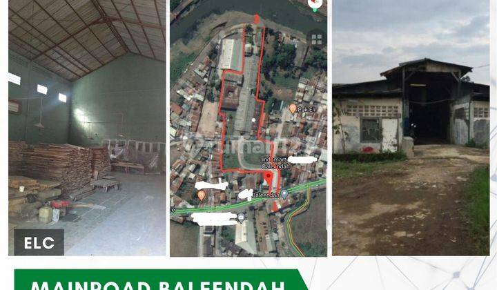 Dijual Pabrik Strategis Mainroad Baleendah Bebas Banjir 1