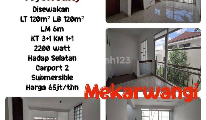 Disewakan Rumah Mekarwangi 2 Lantai 1