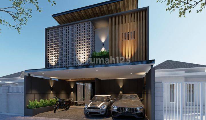 Hunian Kontemporer Modern Rumah Santosa Di Sanur Renon Denpasar Selatandenpasar Furnished 1