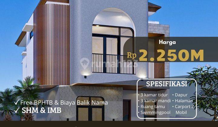 Rumah Modern Graha Adi Mahendradata Di Denpasar Barat Unfurnished 1