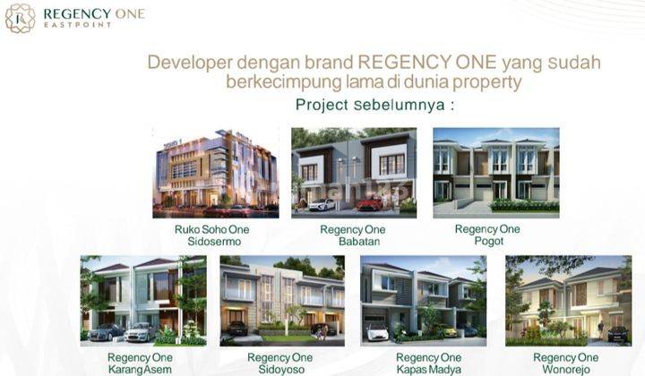 REGENCY ONE EAST POINT PAKUWON RUMAH 2 LANTAI 12