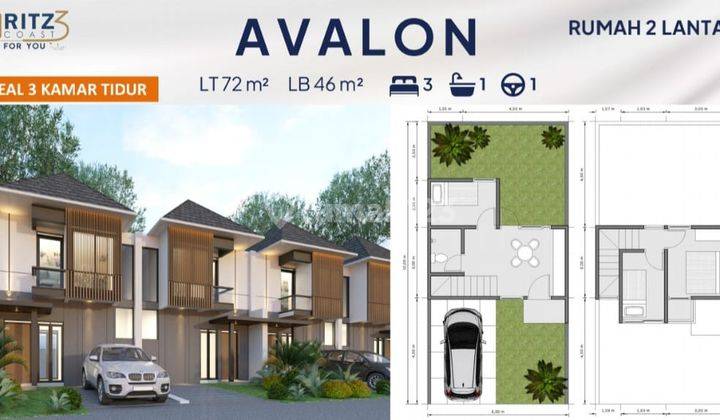 RITZ COAST TAHAP 3 RUMAH 1 LANTAI DAN 2 LANTAI 5