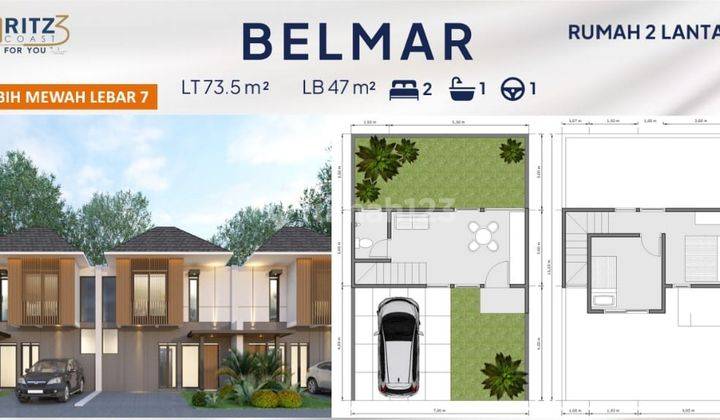 RITZ COAST TAHAP 3 RUMAH 1 LANTAI DAN 2 LANTAI 7