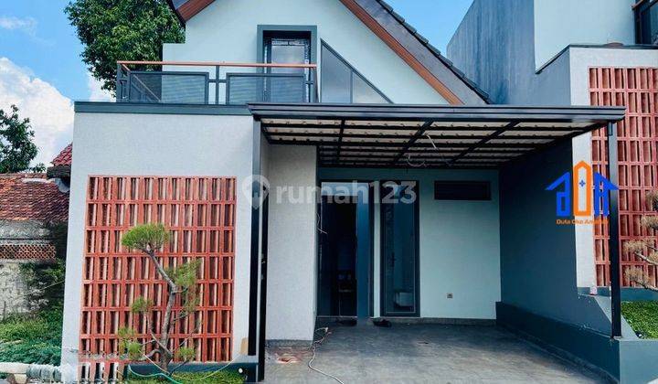 Rumah Furnished Rooftop Cozy Di Pancoran Mas Akses Dekat Tol 2