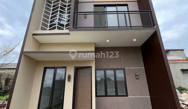 Rumah 2 Lantai Modern di Jalan Utama Abdul Wahab Cinangka Depok