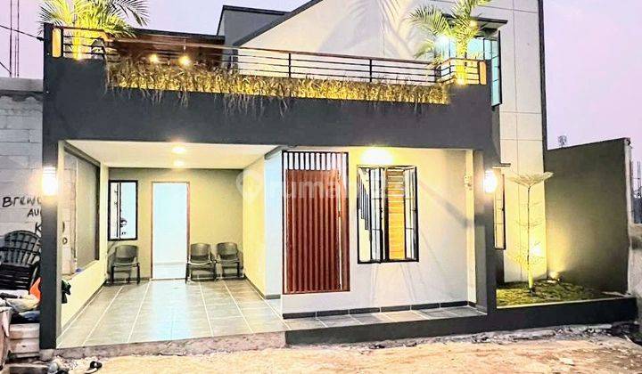 Rumah 2 Lantai Furnished Rooftop Cozy Akses Dekat Tol JORR 2 2