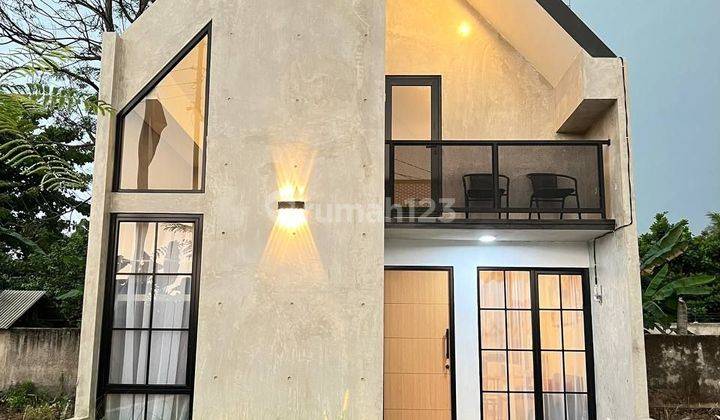 Rumah 1,5 Lantai Aesthetic Modern Dekat Stasiun Kereta Api Depok