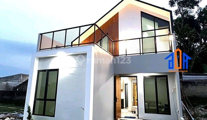 Rumah 1,5 Lantai Furnished 900 Meter Ke Pintu Tol Di Depok 1