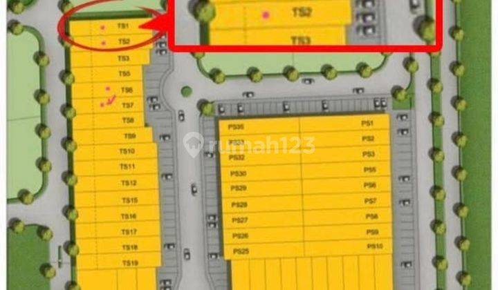 Tanah Soho Graha Family Luas 191,7m2 Lebar 5,5m Hadap.timur 1
