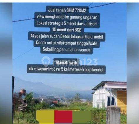 Tanah siap bangun di meteseh boja 2