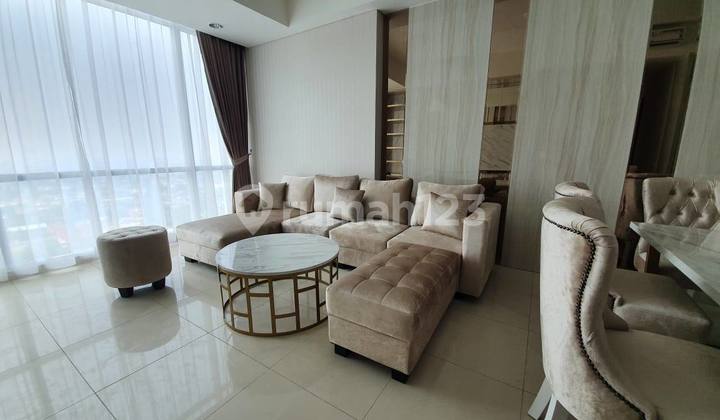 LANGKA Apartemen Kemang Village 3 plus Maid Room Full Furnished baru