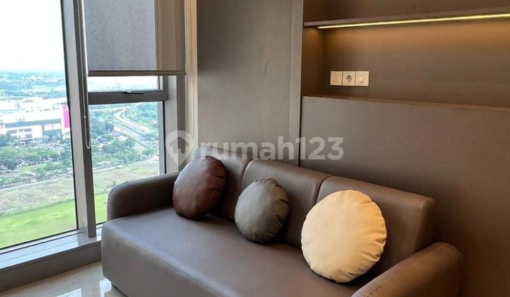 Best Deal! Apartment 1 BR Bagus Furnished Branz BSD View Aeon Mall, High Zone