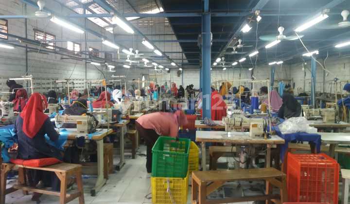 Pabrik garmen JL Moh Toha Tangerang SHM