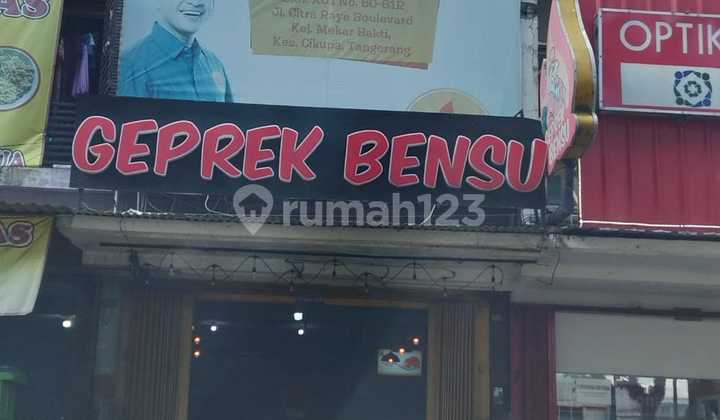 RUKO SIAP PAKAI di cluster Melia Citra Raya ex Geprek Bensu