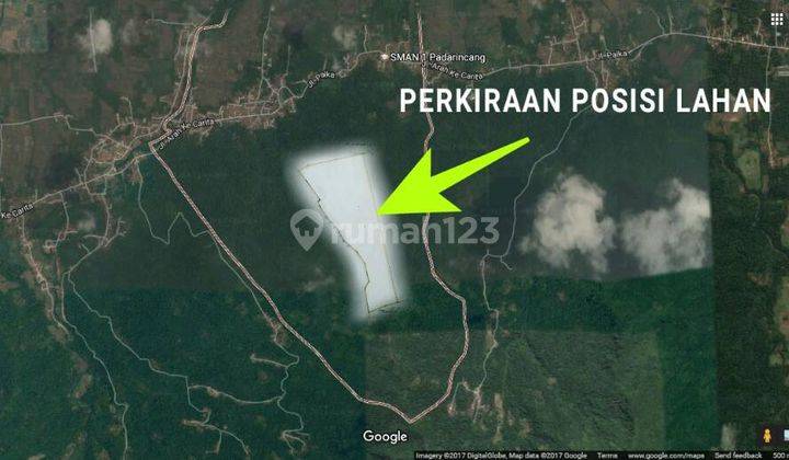 Jual Cepat ! BU ! MURAH ! TANAH Padat berupa kebun, lokasi dkt Pemandian air Panas BATUKUWUNG 1