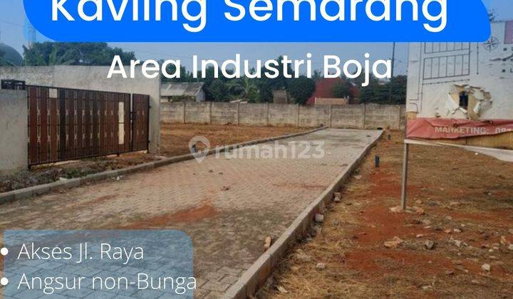 Tanah 90jt An Semarang, Kawasan Indusrtri Boja SHM Pekarangan  1