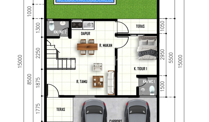 Jual Rumah Cluster Kaliurang, 4 Menit Uii Jogja