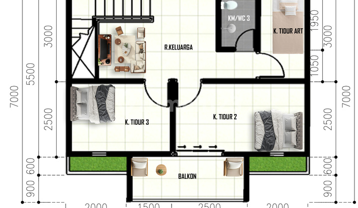 Jual Rumah Cluster Kaliurang, 4 Menit Uii Jogja 2