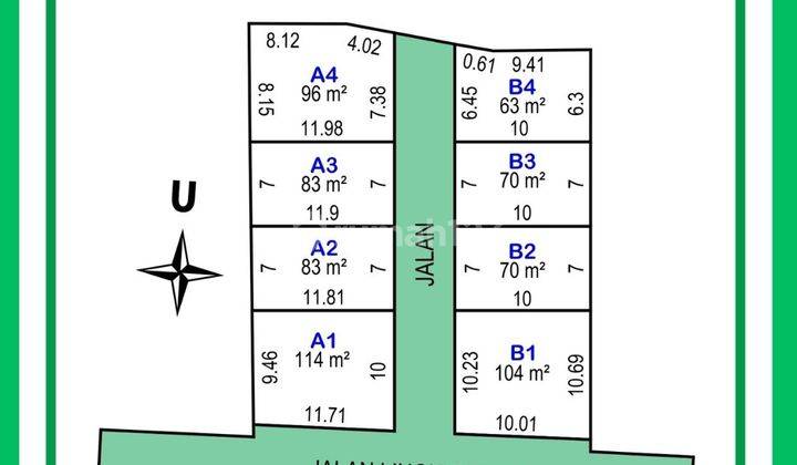 Dijual Tanah Murang Mangku Jalan di Boja Kendal, SHM Per Unit 2