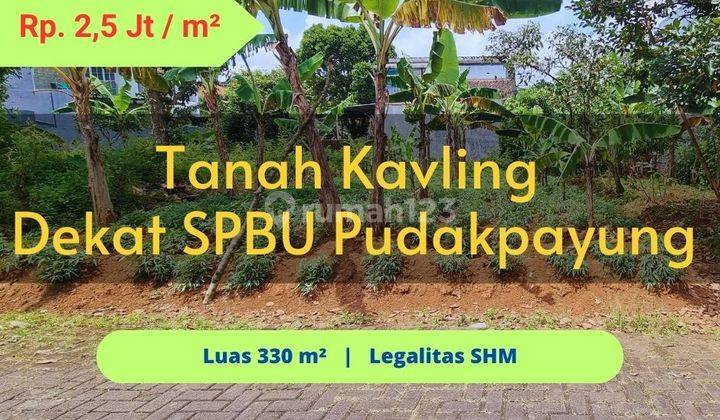 Tanah di Banyumanik Semarang Dekat Spbu Pudakpayung SHM Ready 1