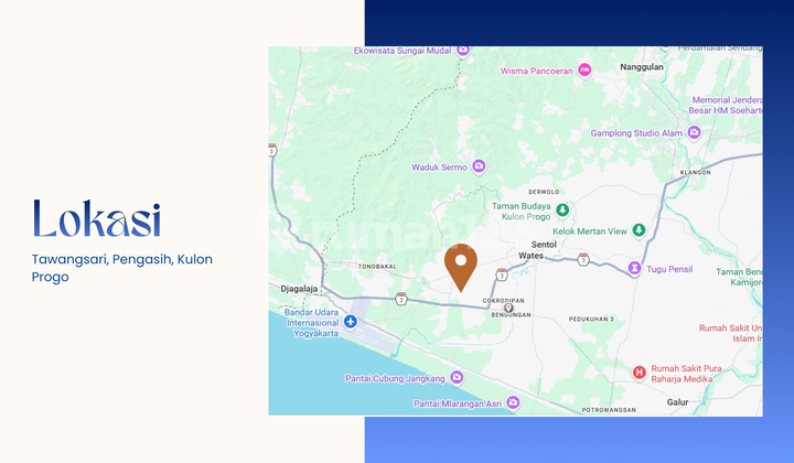 7 Menit Bandara Yia Rumah Siap Bangun bisa Custom Layout