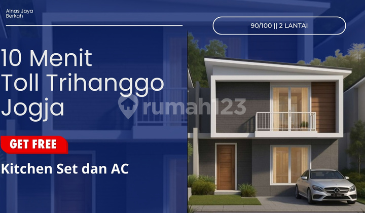Rumah Mewah Dekat Akses Toll Baru Jogja bisa Custom Layout