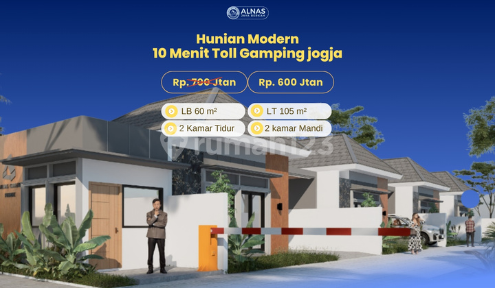 Rumah Murah Dekat Kota Jogja dan Akses Toll, Free Kitchen Set