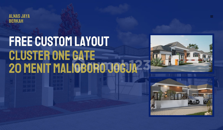 Rumah Murah Barat Tugu Jogja Dalam Cluster bisa Tempo