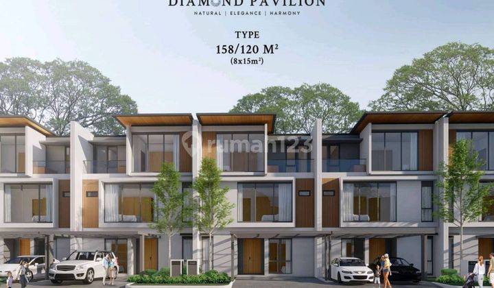 Take Over Rumah 3 Lantai Diamond Pavilion Hadap Timur Batam Center 1