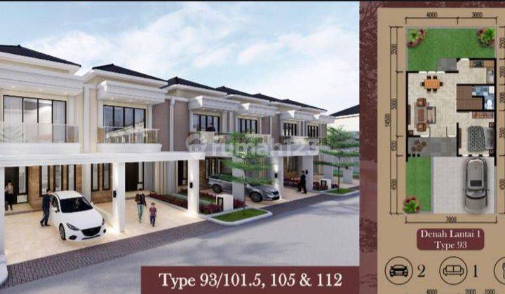 Dijual Rumah 2 Lantai Evergreen Mitra Raya Batam Center 1