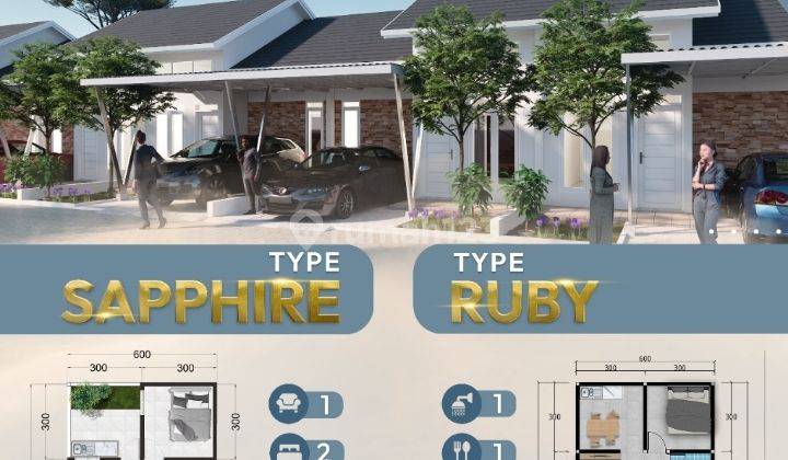 Rumah Murah dp 0% dekat Rs Galesong di Jl.Poros Galesong Utara SHM 1