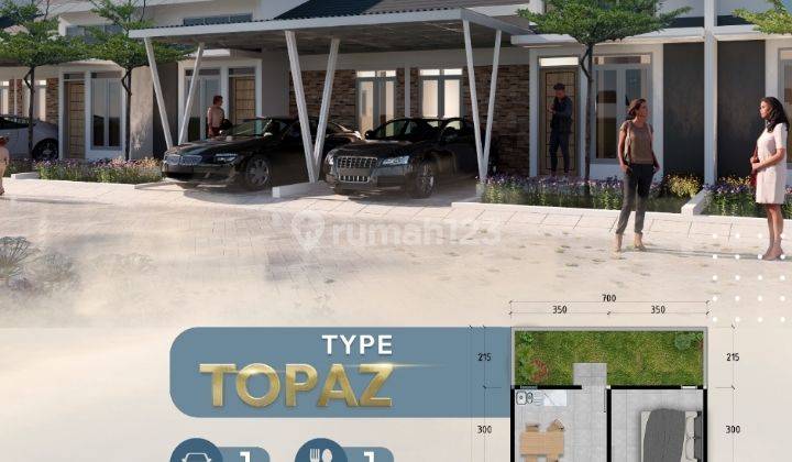 Rumah Murah dp 0% dekat Rs Galesong di Jl.Poros Galesong Utara SHM 2