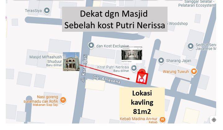 Tanah SHM Sebelah Kost Mahasisiwi Dekat Kampus UMY Yogyakarta 2