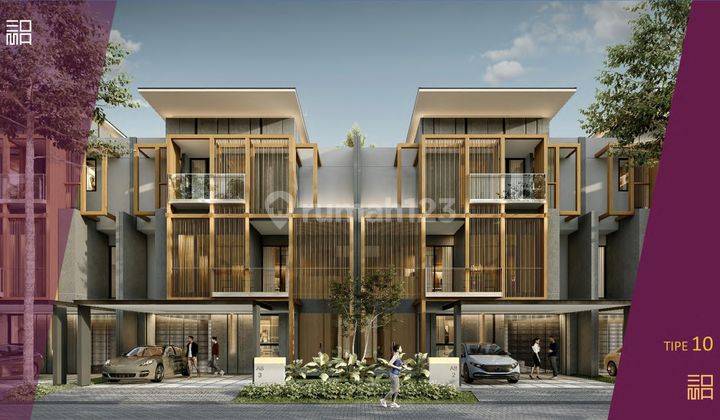 Diskon 12,5 Persen Rumah Mewah Bagus 3 Lantai Lebar 10 Aerra Kawasan Eonna Bsd City 2