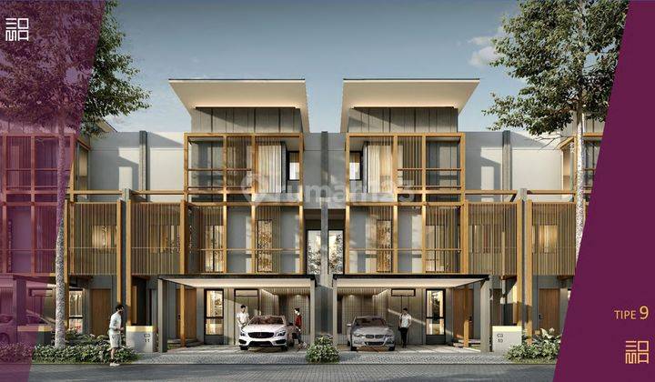 Diskon 12,5 Persen Rumah Mewah Bagus 3 Lantai Aerra Kawasan Eonna Lebar 9 Bsd City 1