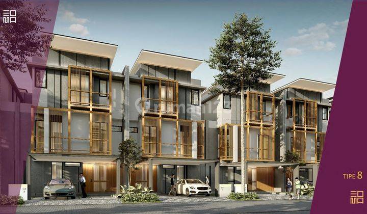 Diskon 12,5 Persen Rumah 3 Lantai Lebar 8 Korean Style Aerra Kawasan Eonna Lokasi Bagus Bsd City 1