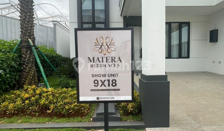 Cluster Matera Lebar 9 Gading Serpong Tangerang  2