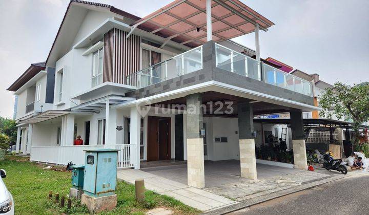 Dijual Rumah Bagus, Siap Huni Cluster Eastern Cosmo Kawasan The Icon Bsd City Lt 168, Lb 220, 2 Lt, Kt 4+1, Km 3 +1, Balkon Dan Gazebo Hadap Selatan, Ppjb Siap Ajb, Harga 4 M Nego Sampai Jadi Note Rumah Bangunan Mandiri, Siap Huni, Free 6 Unit Ac, Free Le 1