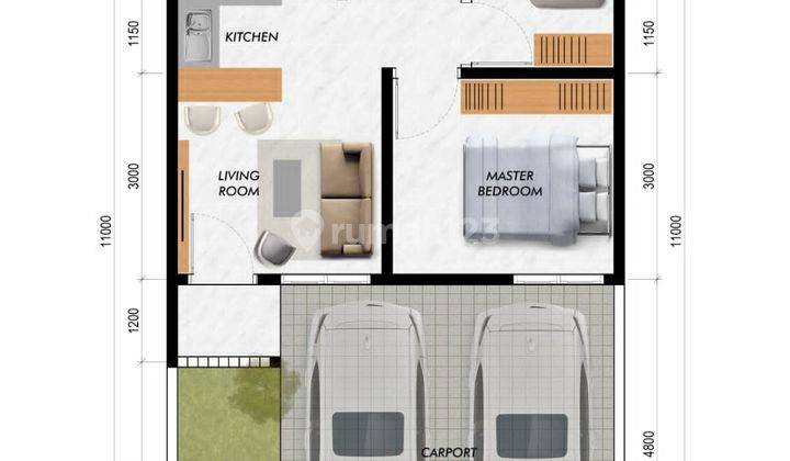 Promo Rumah 400 Jutaan Design Modern Dekat Pasar Gamping 2