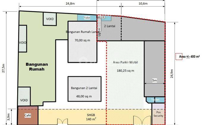 Rumah Di Karet Pasar Baru, Jakarta Pusat, Lokasi Strategis, Dekat Ke Sudirman