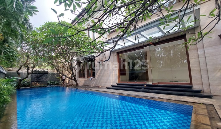 Lxmmt 006 Dijual Rumah Modern Tropical Dengan Kolam Renang Pondok Indah Jakarta Selatan 1
