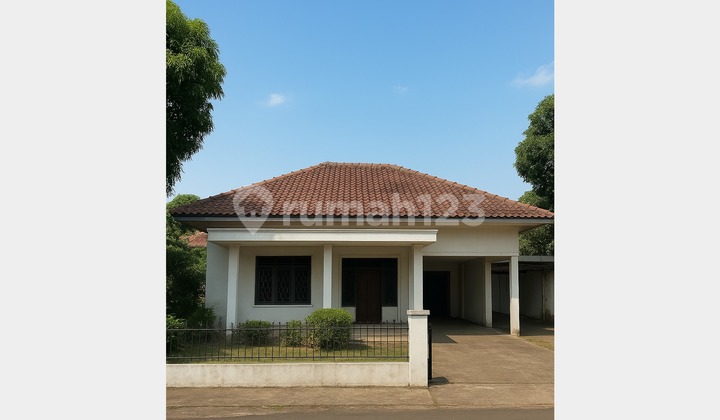 LXMMT 0146 Murah, Dijual Rumah Lama Terawat Di Area Elit Menteng Jakarta Pusat