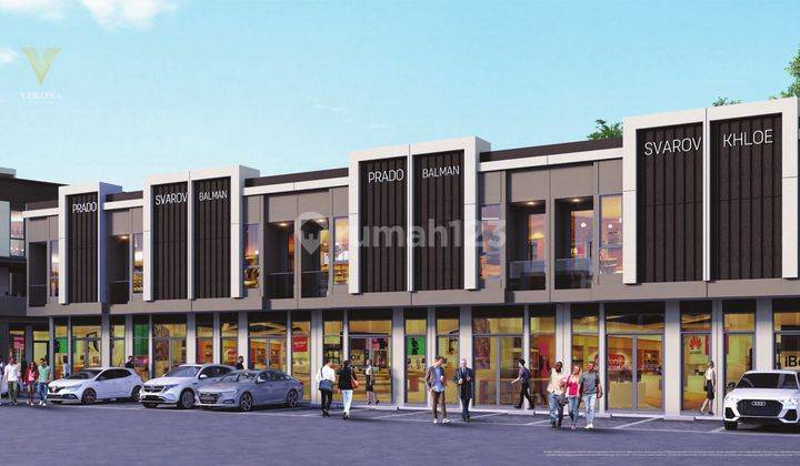 Di jual Ruko & Soho Verona 2 lt & 3 lt di kawasan yg sdh ramai dan strategis