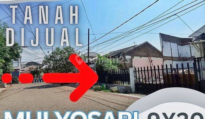 DIJUAL CEPAT RUMAH HITUNG TANAH DI MULYOSARI, LOKASI TDK MBLUSUK DEKAT KE RAYA 1