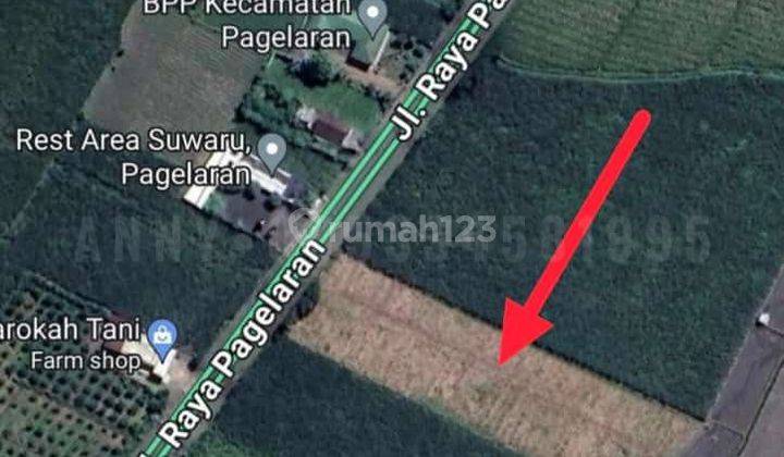 DIJUAL CEPAT TANAH STRATEGIS COCOK UTK DI BANGUN APAPUN - JL. RAYA PAGELARAN, MALANG 1