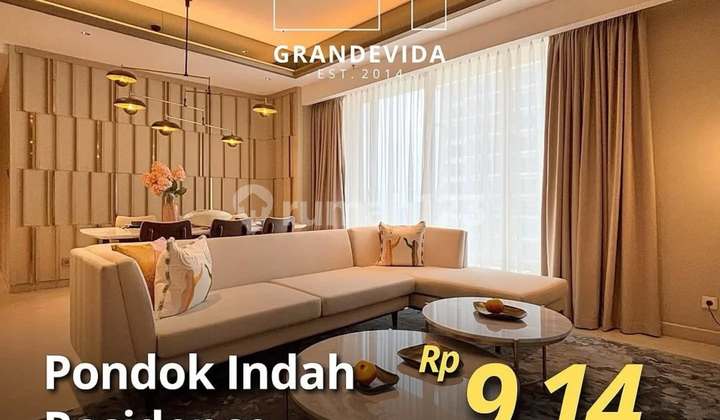 Pondok Indah Apartemen Pondok Indah Residence Tower Amala, Brand New 3BR, Semi Furnished